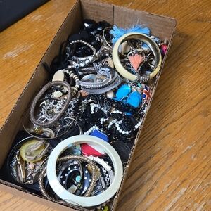 Broken And Mismatched Jewelry Bundle #3 For Arts And Crafts